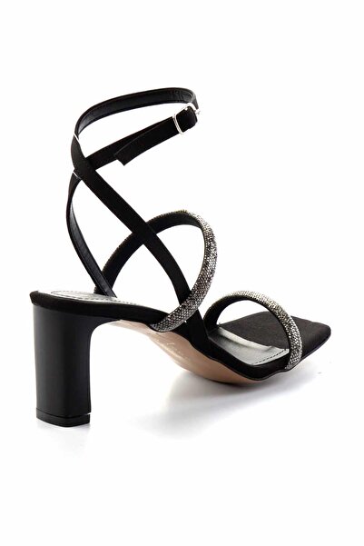 Bambi Matte Black Women's Classic Heeled Shoes K05215164938