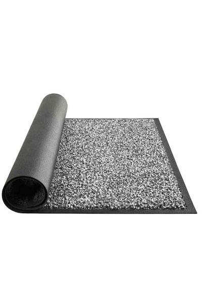 OPTIM DEKO Non-slip entrance door mat, ®OPTIMDEKO, polypropylene, 90 x 60 cm, light grey