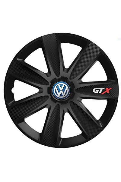 Autohelix MSA Set de 4 capace pentru roți GTX Black Carbon Volkswagen, R15