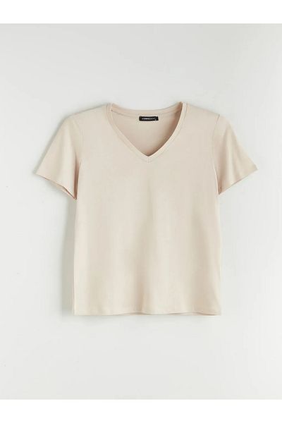 LC Waikiki Lcwaikiki Classic V-Neck Women's T-Shirt