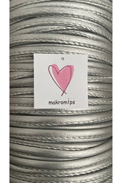 Makromİps DİKİŞLİ STROBEL SUNİ DERİ BİYE 5mm 100 m (+_10) ÖZEL TASARIM KEMER KOLYE BİLEKLİK TELEFON İP