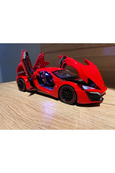 liss çarşı Lykan Hypersport 1.24 Metal Collection Car from Doom Fast and Furious Fast Furious Movie