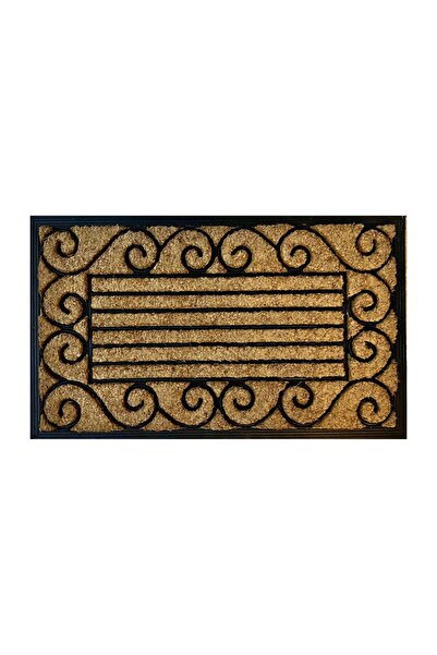 OPTIM DEKO Entrance Mat, Coconut Fiber and Rubber, RB 2598, 75x45x2 cm, Rectangular