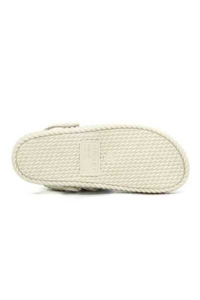 özgün adım Gezer Zenne Airblow Straw Loop Anti-Slip Slippers Beige