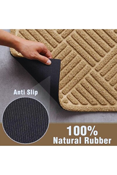 OPTIM DEKO Entrance Mat, Interior & Exterior ®OPTIMDEKO, 150 x 90 cm, Non-slip, Highly Durable Dirt Trapper, C