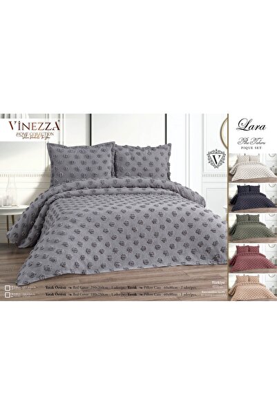 Zaimoğlu Pompom Bedspread Set White