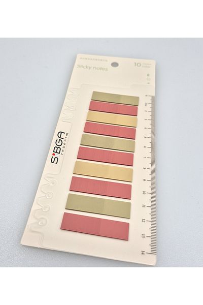 sibga tasarım Transparent Color Postit Post-It Post It. Book Marker Bookmark Postit Sticker Note Paper 200 Sheets