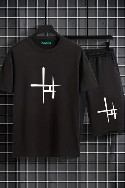 SevMode Σετ μπλουζάκι με στάμπα Unisex Plus