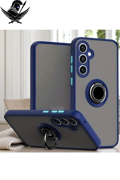 AKSEFİZZ حافظة متوافقة مع هاتف Samsung Galaxy A35 مع حافة مغناطيسية ملونة لا ...