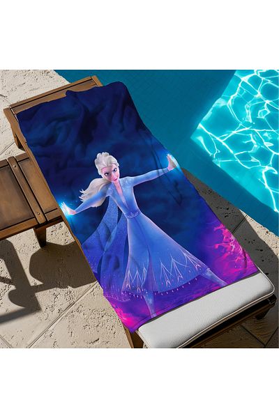 hediyechy Gift Bedding Frozen Themed Beach Towel