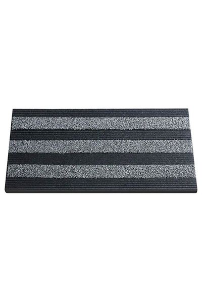 OPTIM DEKO Modern entrance mat, rubber and polyethylene, very resistant, Grey, DM05, 76x46 cm