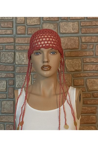 El örgüsü Ydr Design Hand Knitted Summer Beanie