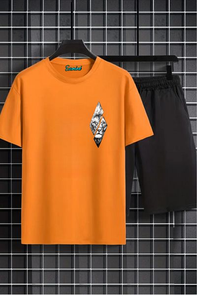 SevMode Σετ μπλουζάκι Unisex με στάμπα Lion