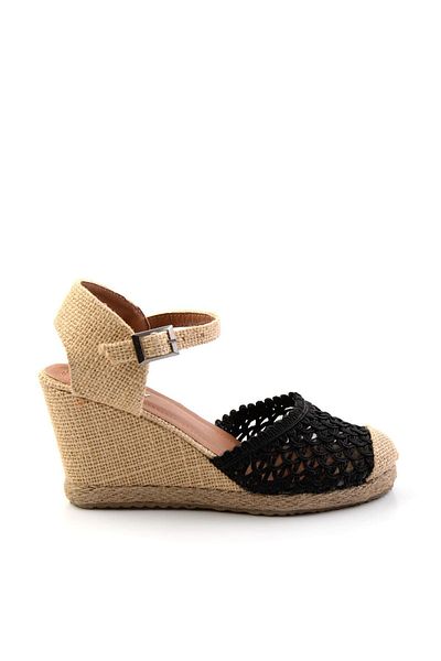 Bambi Black Women's Espadrille K01874414028