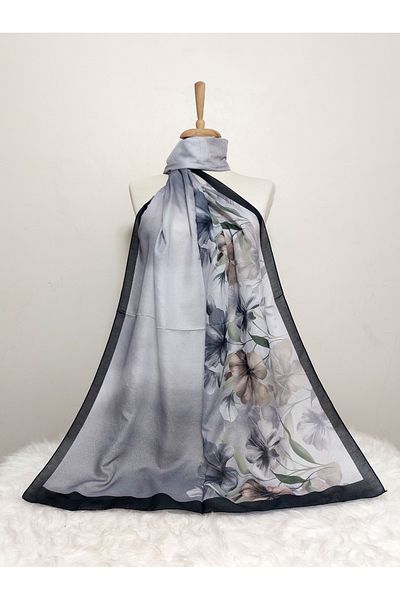 istanbul prensesleri Patterned Soft Cotton Shawl Flower Model