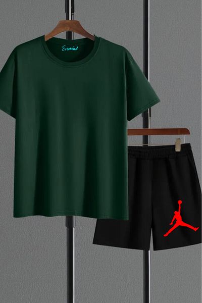 SevMode Σετ μπλουζάκι με στάμπα μπάσκετ Unisex