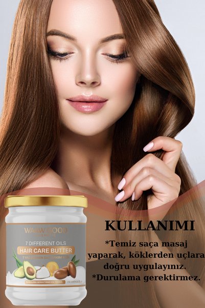 WAAW GOOD Nourishing Repairing and Moisturizing Hair Care Oil Containing 7 Oils 210 ml Triple Opportunity Package
