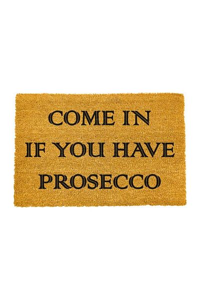 OPTIM DEKO Entrance Mat, Coconut Fiber and Rubber, Dm 55, PROSECCO - 60x40 cm