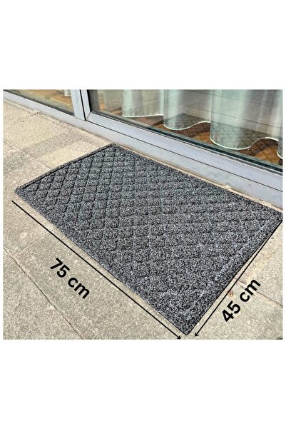 OPTIM DEKO Entrance Mat, Interior/Exterior Anti-slip, Durable DM01, 75x45 cm Grey