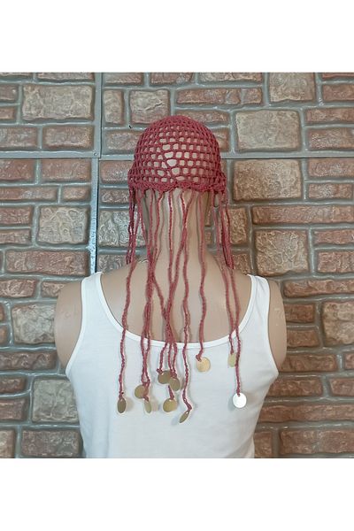 El örgüsü Ydr Design Hand Knitted Summer Beanie