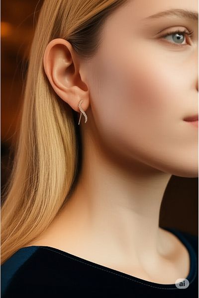 FIRSATIMO Shera Vip Earrings 14 K-10125 (17mm)