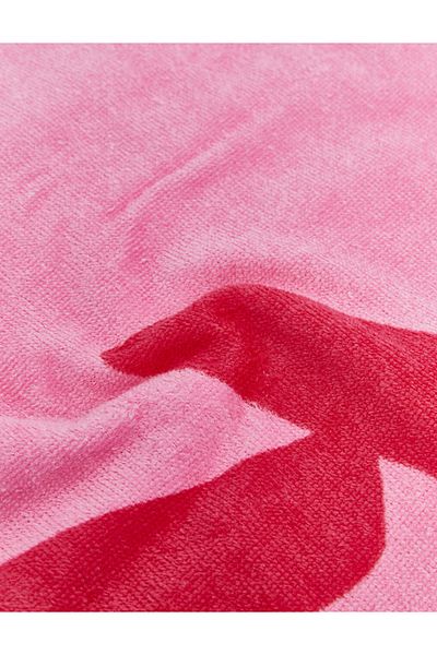 LC Waikiki Lcw Accessories Pink Printed Girl's Beach Towel 70X150 cm