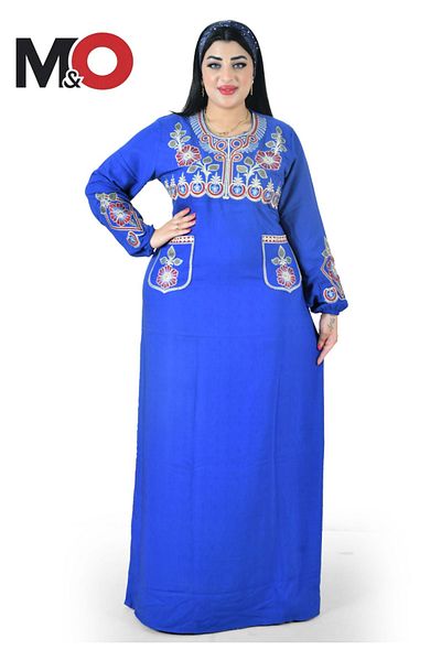 Genrise Embroidered reception jalabiya made of light and soft linen fabric that gives you a feeling of comfort and freshness