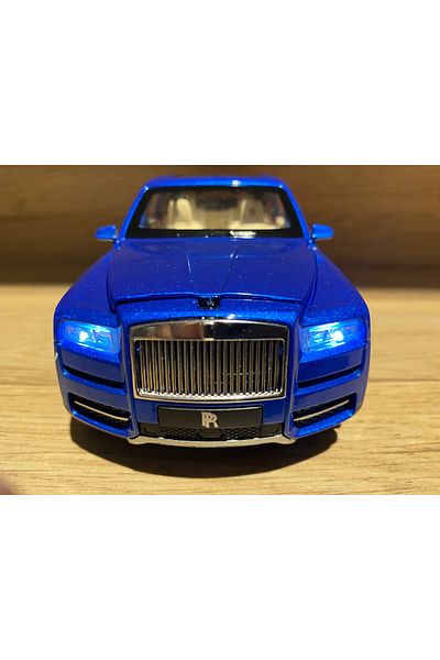 liss çarşı Rolls Royce Classic Metal Model Car with Sound and Light 23 cm Doors Luggage Hood Opening Realistic Appearance