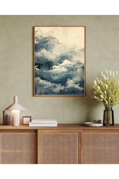 woodhomeworks Tek Parça Salon Ofis Dekor Tablo Ttk