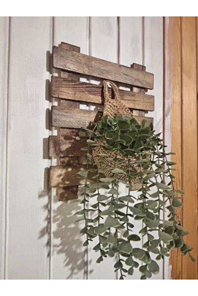 Özçelik Lambiri Çiçeklik,Duvar Rafı ,Ahşap Çiçeklik