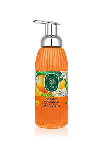 Eyüp Sabri Tuncer Foam Soap with Natural Olive Oil Antalya Orange 500 ml