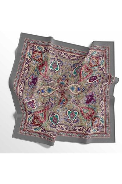 İpekal Eșarfă din bumbac moale - 05402-0109 90 X 90 Afumat - 02