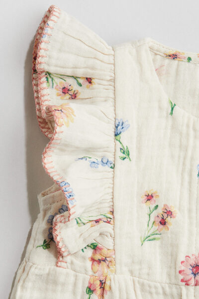 H&M Fırfırlı Muslin Tulum