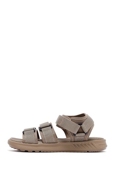 Derimod Men's Beige Fabric Sandals 25Sfd696114