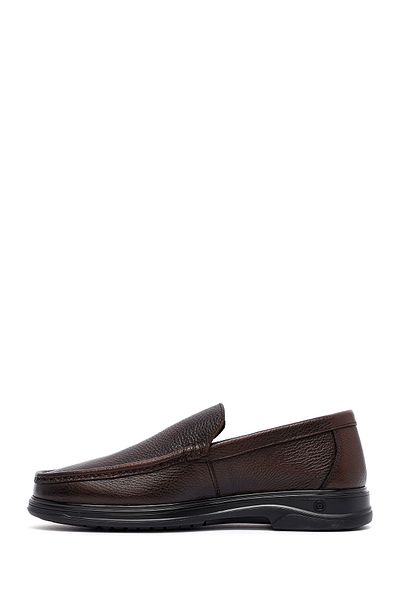 Derimod Men's Brown Leather Comfort Loafer 25Sfd6763Ft