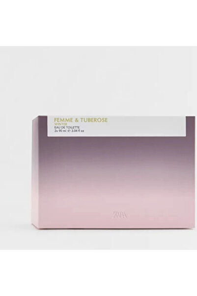 Zara FEMME WINTER EDT + TUBEROSE WINTER EDT 2X90 ML (3.04 FL. OZ).