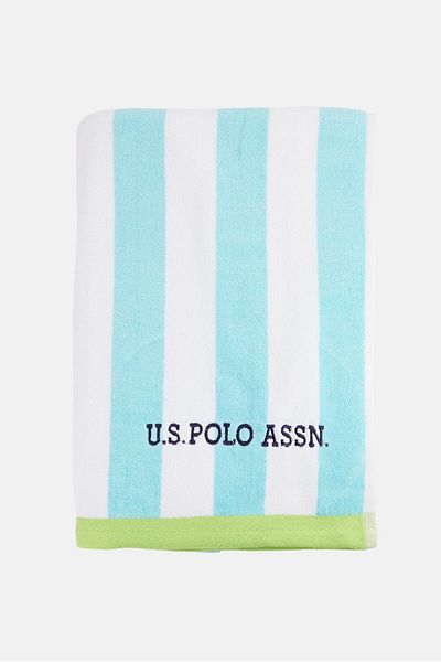 U.S. Polo Assn. Striped Beach Towel, Multicolor