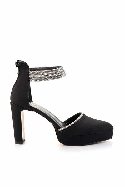 Bambi Matte Black Women's Evening Dress Shoes K01926032338
