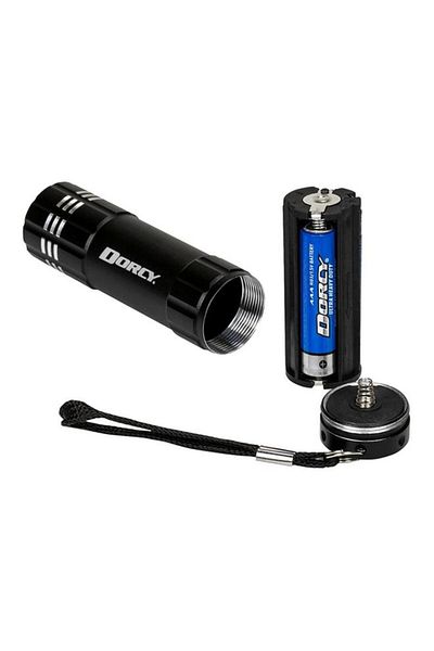 Generic DORCY Aluminium LED Flashlight with Ultra Heavy Duty AAA Battery Assorted Color