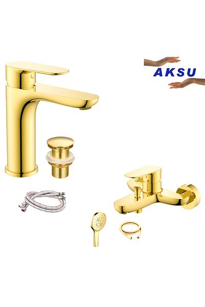 AKSU Exo Italian gold mixer set
