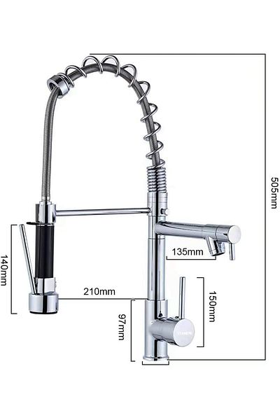 AKSU AKSU Italian Chrome Cloud Mixer