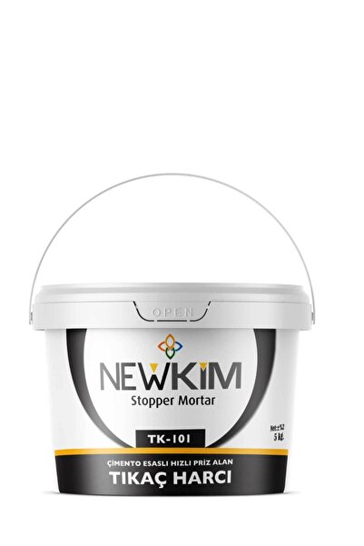Genel Markalar Newkim Stopper Mortar Çimento Esaslı Hızlı Priz Alan Tıkaç Harcı 5 Kg