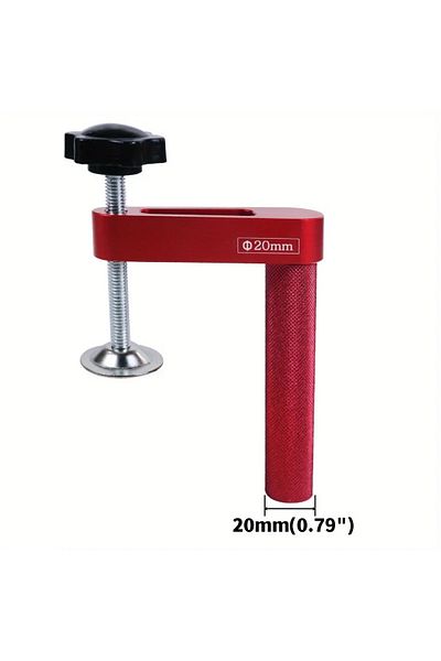Choice 1Pc 20mm 1pc/2pcs Dog Hole Clamp 19mm / 20mm Woodworking Bench Stop Bench Dog Clamp Aluminum Alloy D