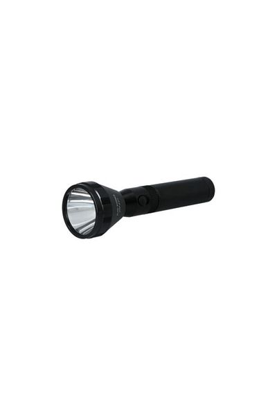 Generic Stardust 220-240V Ergonomic Design Durable Plastic LED Flashlight Black