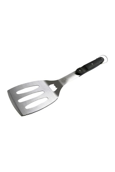 Generic ملعقة جريل مارك المصنوعة من الفولاذ المقاوم للصدأ باللونين الفضي والأسود