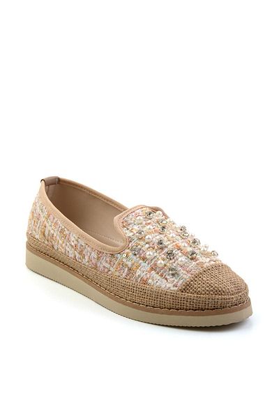 Bambi Beige Women's Espadrille K01678016104