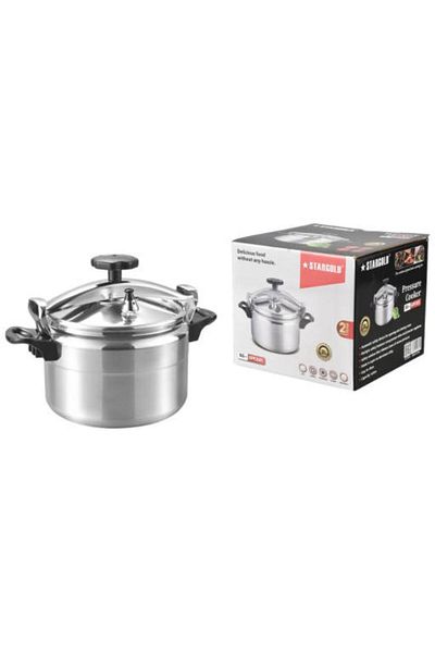 Generic Stargold 3l Super Aluminum Gas Pressure Cooker – Fast Heating, Easy-to-clean Design