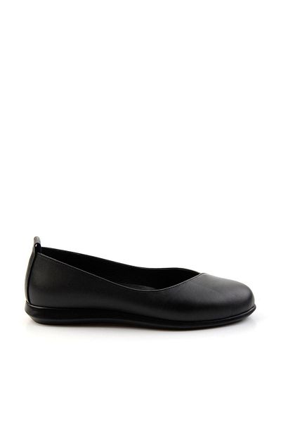 Bambi Black Leather Women's Casual Shoes K01331041803