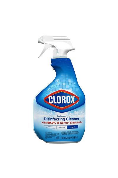 Clorox Disinfecting Bathroom Cleaner Spray Bottle 887 ml