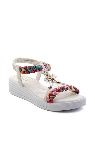Bambi White Women's Sandals K05823120101